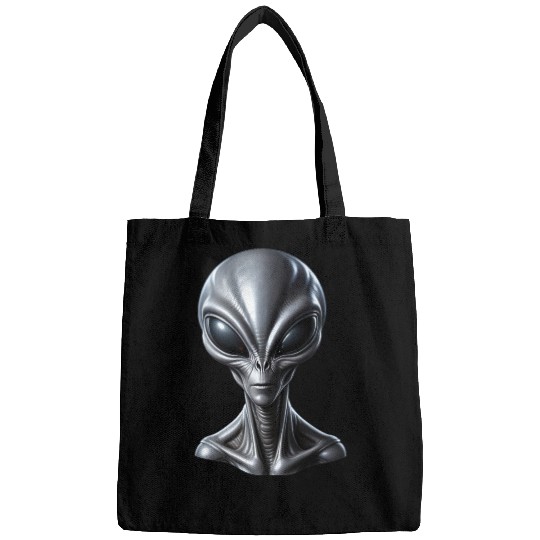 Realistic Grey Alien Extraterrestrial Bags