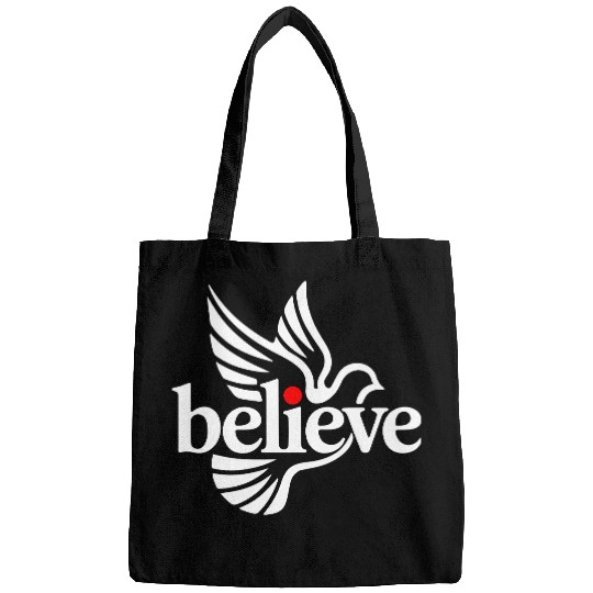 Believe white Bags