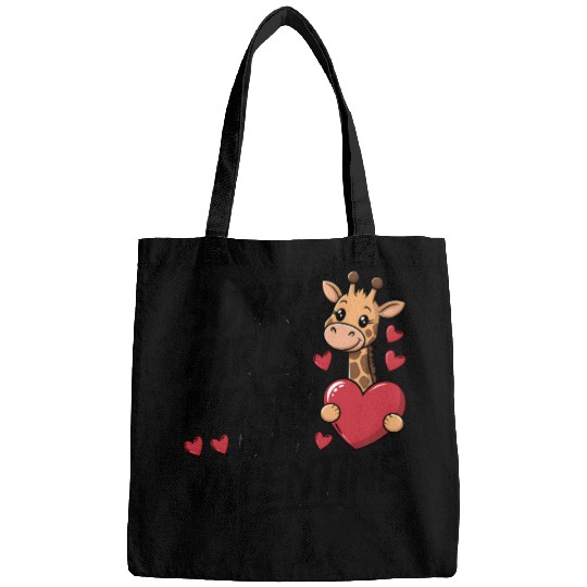 Mommy Is My Valentine – Cute Giraffe Bags