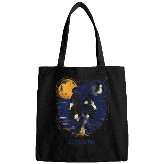 Zodiac Card Gemini Bags