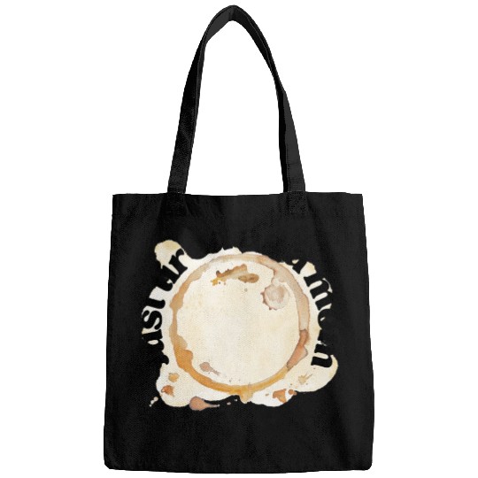 Just Tired as a Mom Coffee Stain Motherhood Design Bags