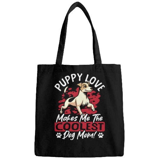 Puppy Love the Coolest Dog Mom! My Mom Is Cool Dog Bags