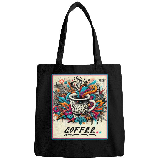 Coffee Graffiti Explosion Bags