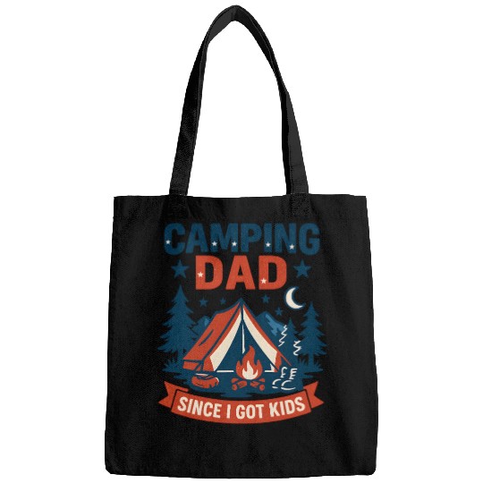Camping Dad Since I Have Kids gif for Father’s day Bags