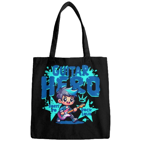 Guitar Hero Kid – Cute Rock Star Cartoon Bags | Bor