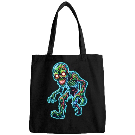 Glowing Zombie Crawler – Toxic Neon Horror Bags