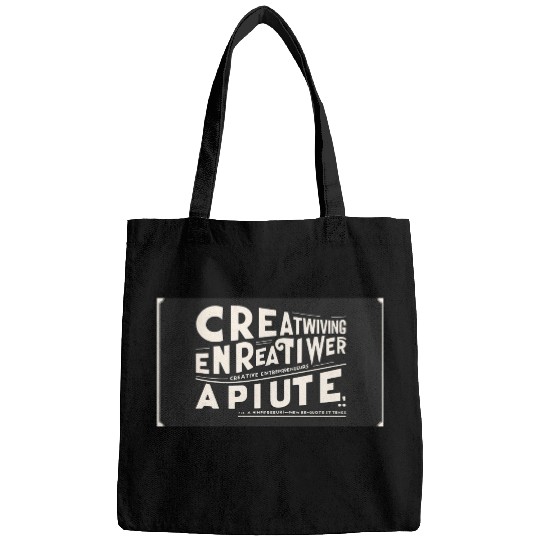 “Hustle Mode – Bold Typography Bags” 2.