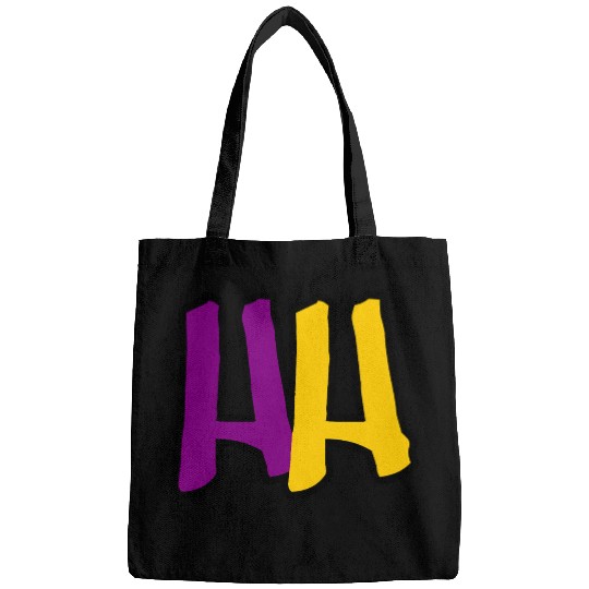 HH Logo – Old School Vibes in Purple & Gold Bags