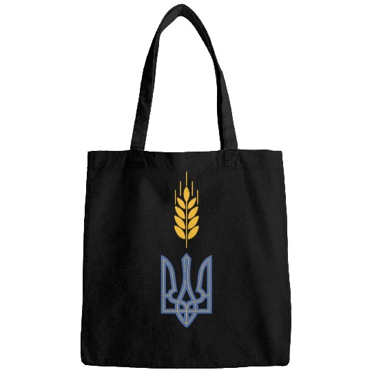 Ukraine Trident Wheat Symbol Ukrainian Heritage Bags