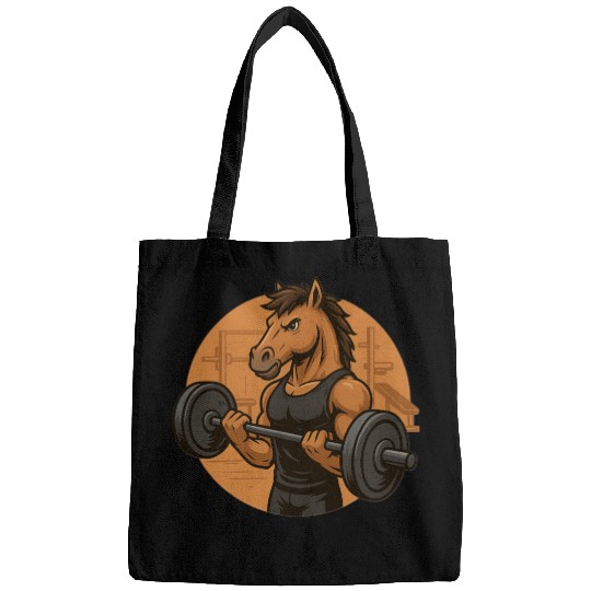Horsepower Gains – Muscular Gym Horsa Design Bags