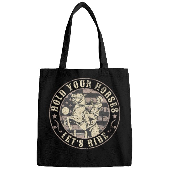 Hold Your Horses, Let's Ride – Retro Cowboy Bags