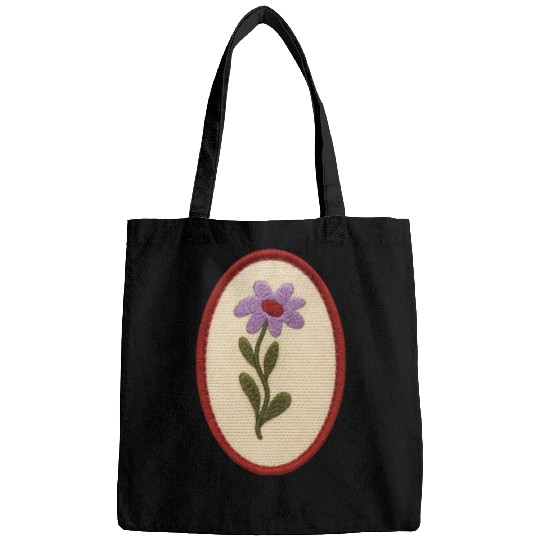 Vintage Embroidered Flower Print Bags