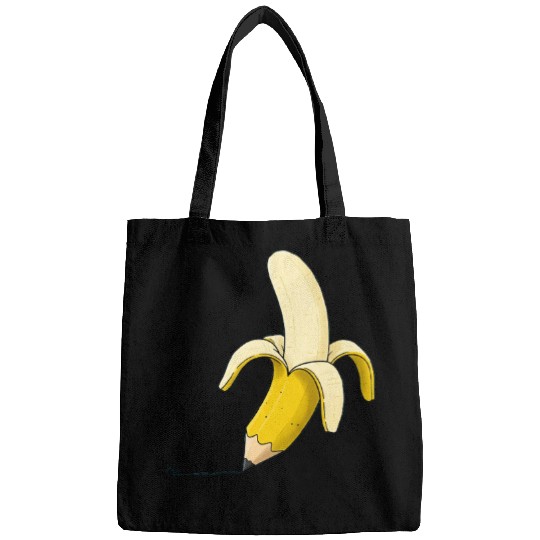 Banana pencil Bags