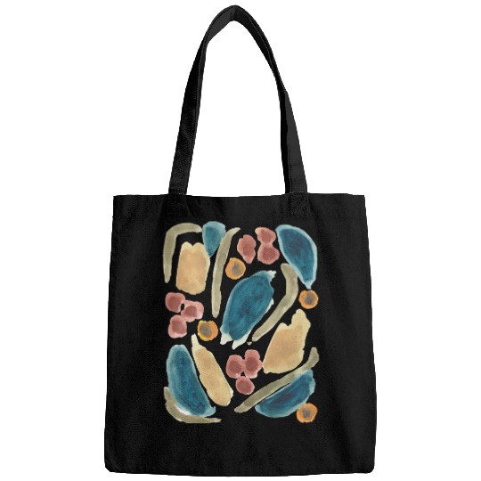 Pastel Abstract Watercolor Shapes Bags