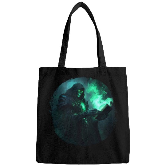 Green Shadow Mage with Burning Spell Book Bags