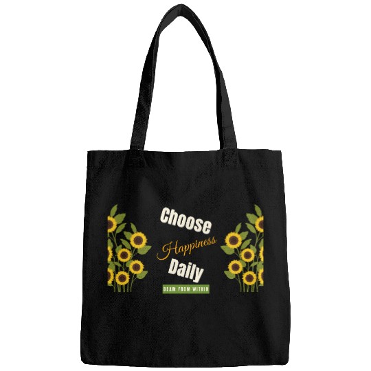 Choose Happiness Sunflower - Daily Positivity Bags