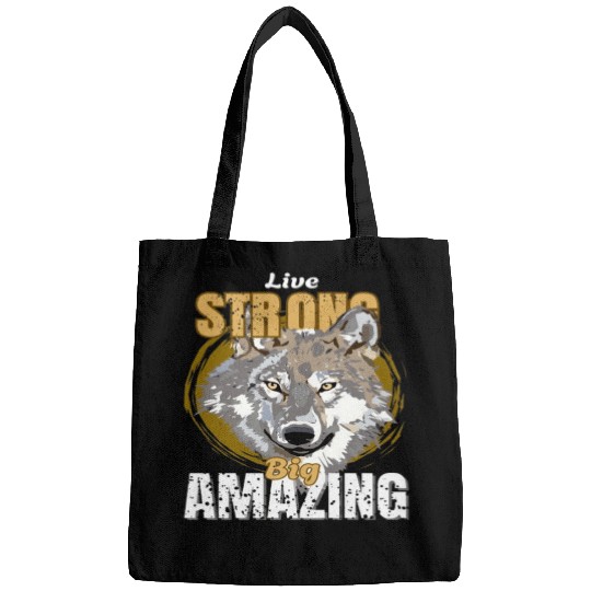 wolf design Bags