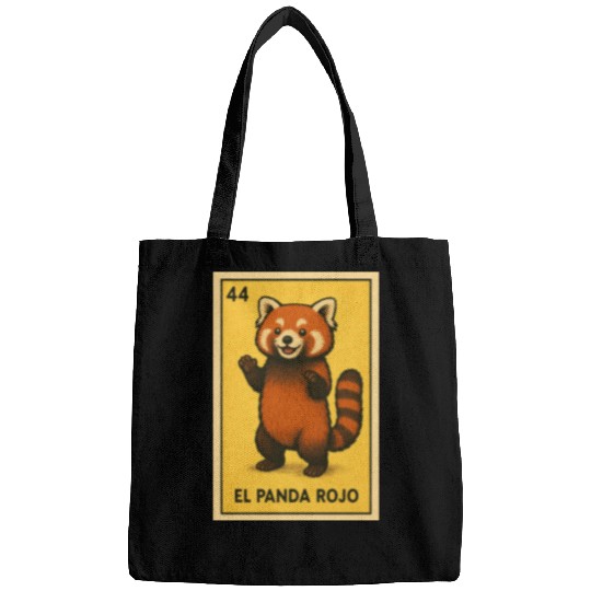 EL PANDA ROJO - THE RED PANDA - LA LOTERÍA Bags