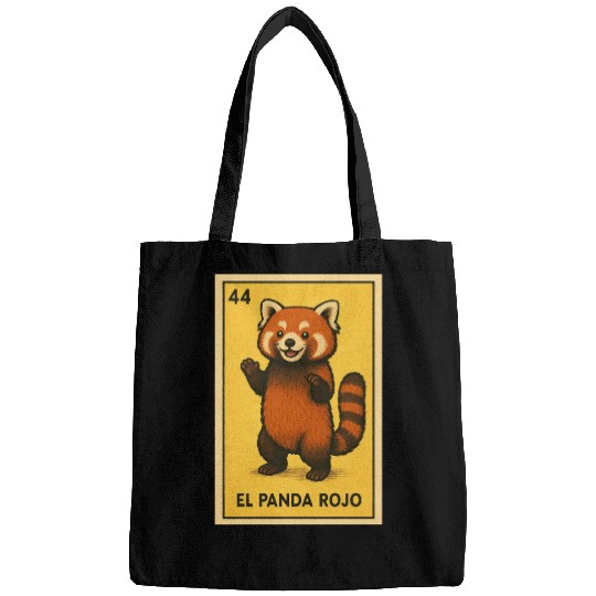EL PANDA ROJO - THE RED PANDA - LA LOTERÍA Bags
