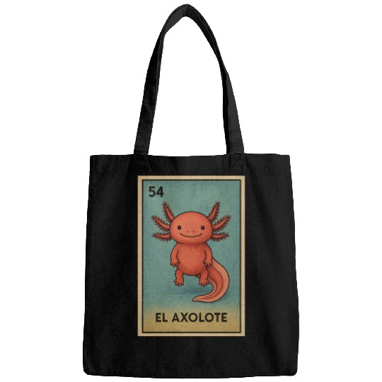 EL AXOLOTE - THE AXOLOTL - LA LOTERÍA Bags