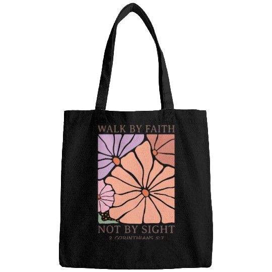 Christian Walk by faith not by sight Bags
