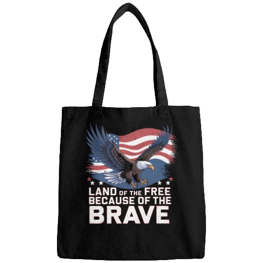 Land of the Free Because of the Brave Bags