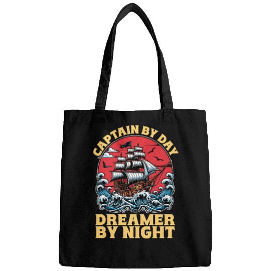 Sailing Captain By Day Dreamer By Night Fisherman Bags