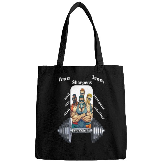 The Iron Sharpens Iron Scripture Bags