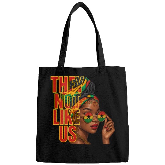 They Not Like Us Afro Queen Bags