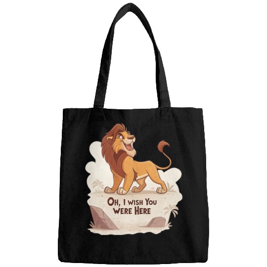 Lonely Lion Longing Bags