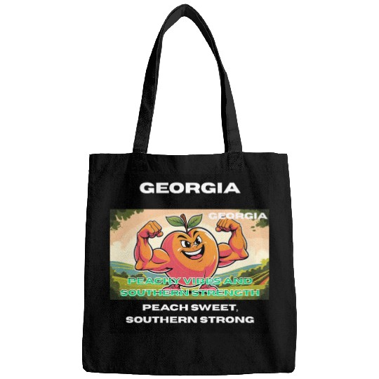 Georgia Peach State Art Bags