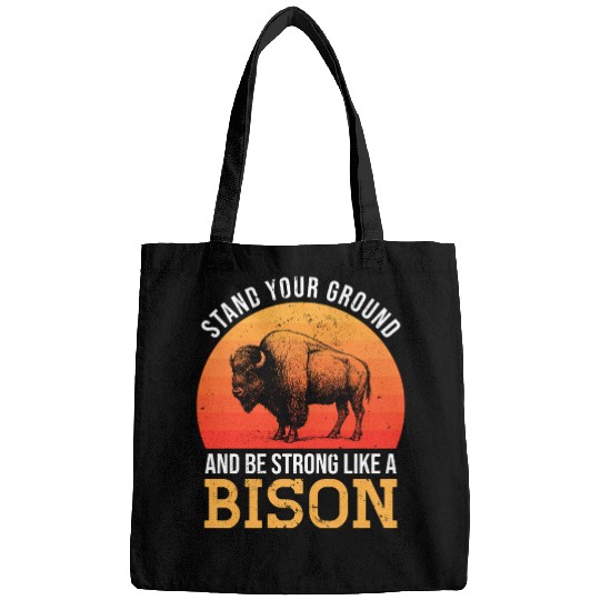 Bison - Retro Sunset Bags