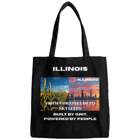 Illinois Midwest Mosaic Art Bags