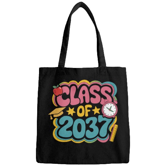 Class of 2037 Grow With Me, groovy back to school Bags