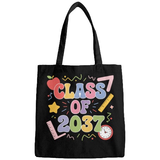 Class of 2037 Grow With Me, Funny back to school Bags