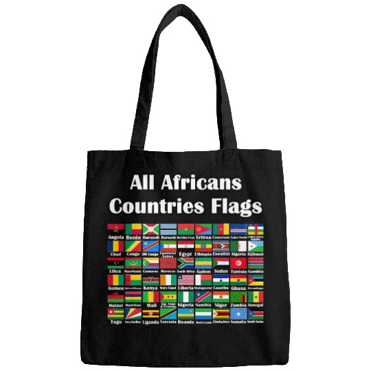 All Africans Countries Flags Bags