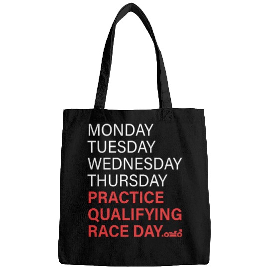 monday tuesday wednesday thursday practice qual Bags