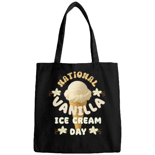 National Vanilla Ice CreaM Day Design Bags