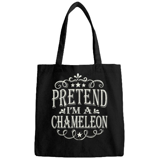 Pretend im a Chameleon Lazy Halloween Costume Bags