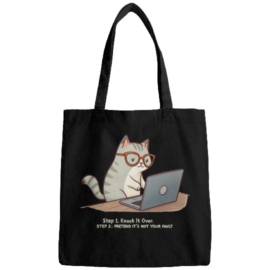 Keyboard Warrior Cat Bags