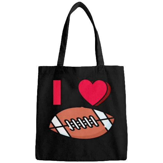 I LOVE FOOTBALL #1 Bags