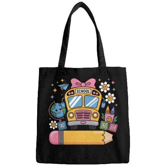 Back to School Bus Bags - Add Name in Pencil Area