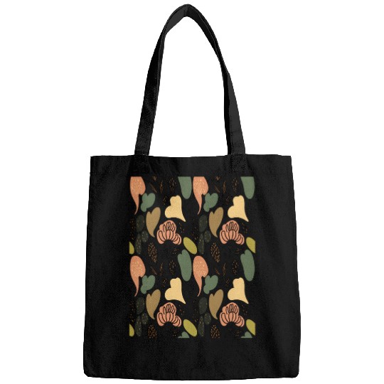 Rustic Botanical Floral Pattern Bags