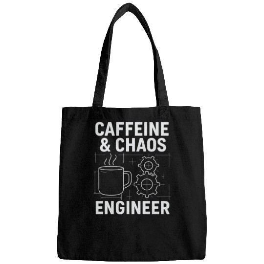 Caffeine & Chaos Engineer - Funny Coffee Tech Gift Bags