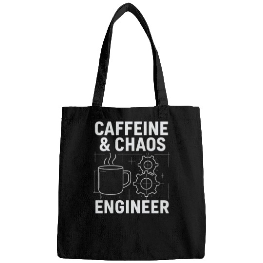 Caffeine & Chaos Engineer - Funny Coffee Tech Gift Bags