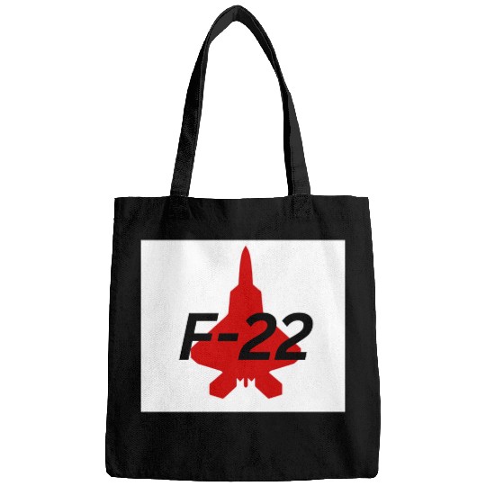 F-22 Stealth Fighter Silhouette Design Bags