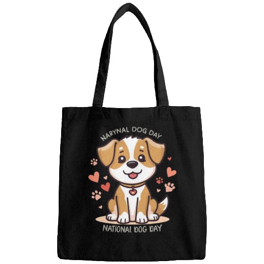 Playful Puppy for Natl Dog Day Bags