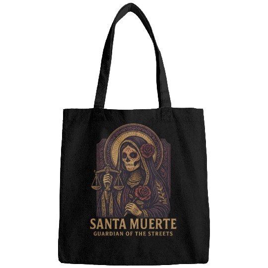 Santa Muerte – Mexican Folk Art Streetwear Bags