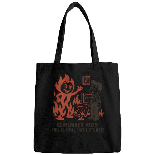 Humorous Fire Safety Reminder Bags