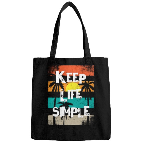 Sunset Palm Tree Inspirational Design Bags